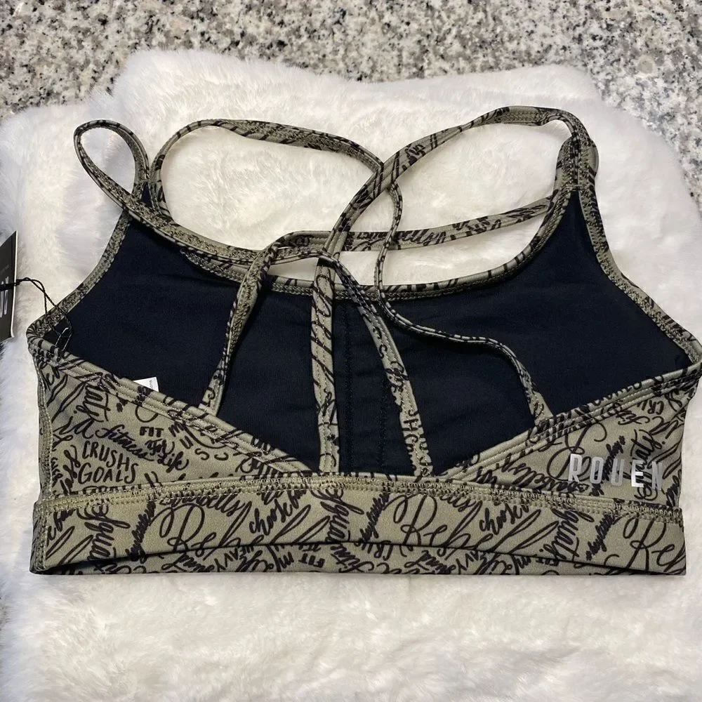 NWT Rouen Crush Goals sports Bra. Size XS.